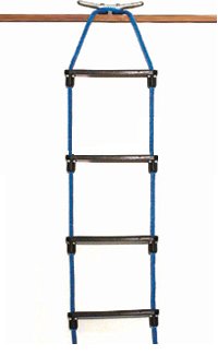 EZTY 4 Step Ladder Blue
